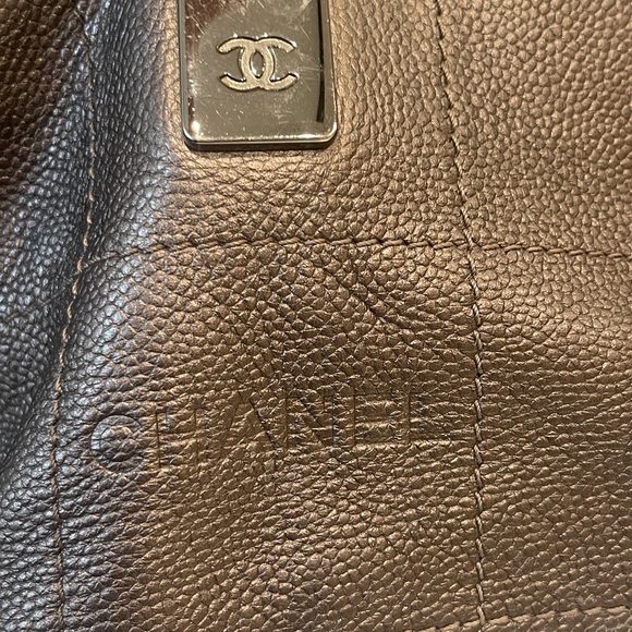 Chanel Caviar Leather Square Quilted Shoulder Bag Tote - Picture 10 of 17